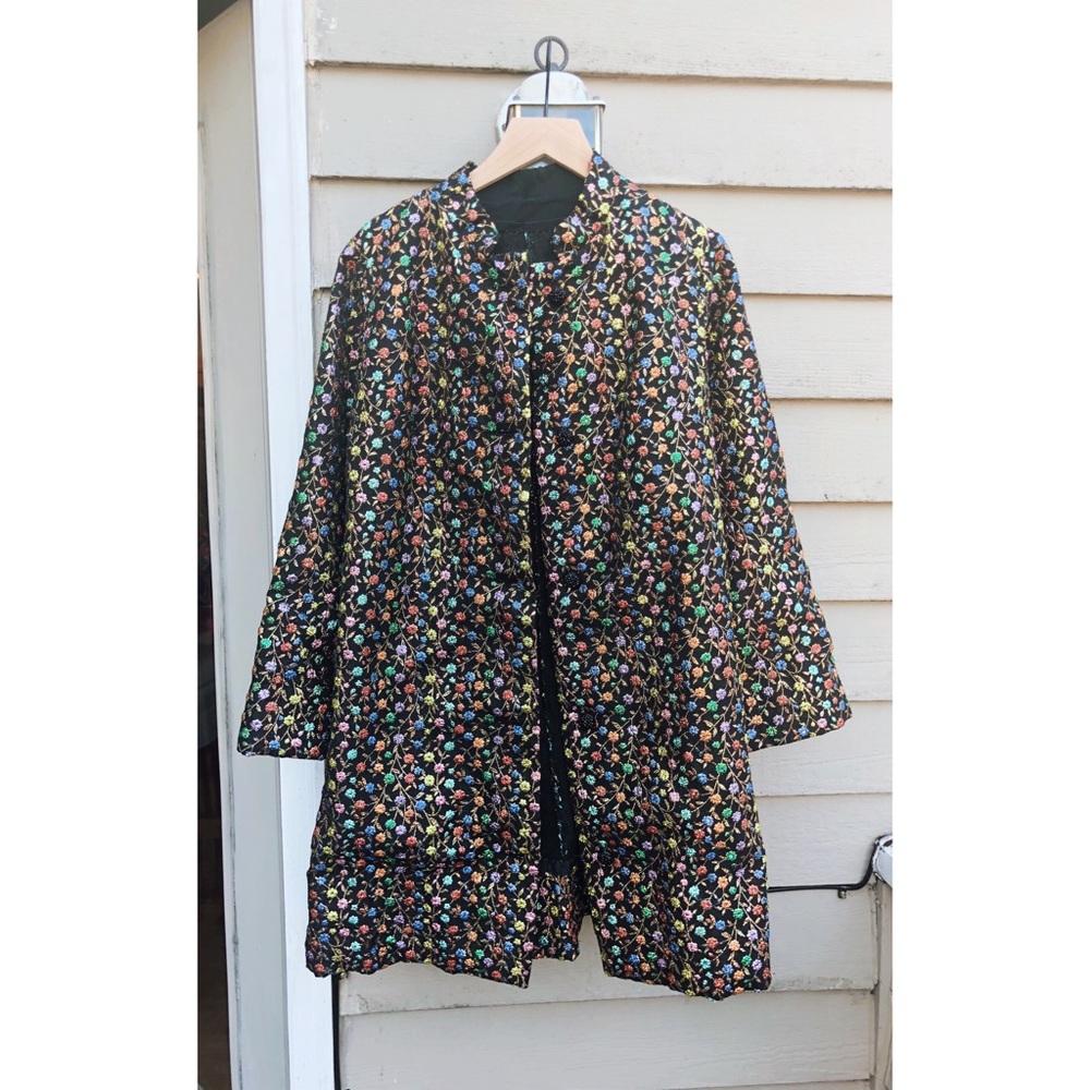 Vintage Handmade Intricate Embroidered Topper Coat